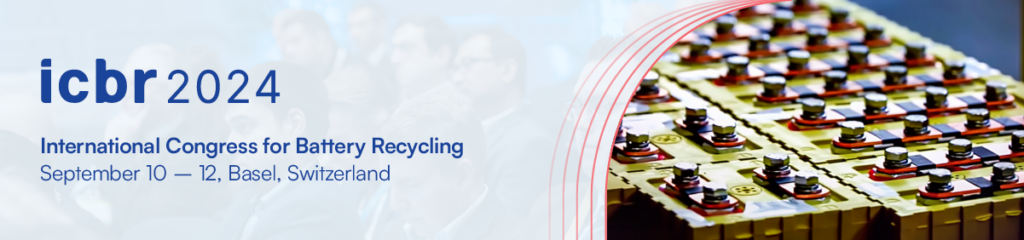International Congress for Battery Recycling ICBR 2024