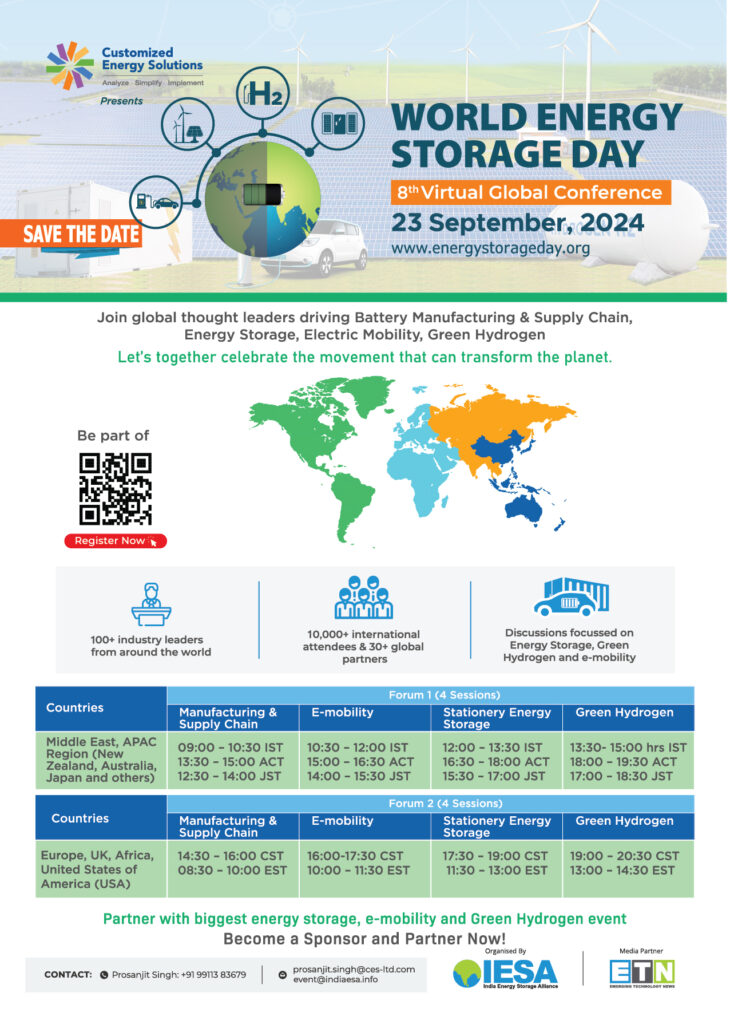 8th edition of World Energy Storage Day