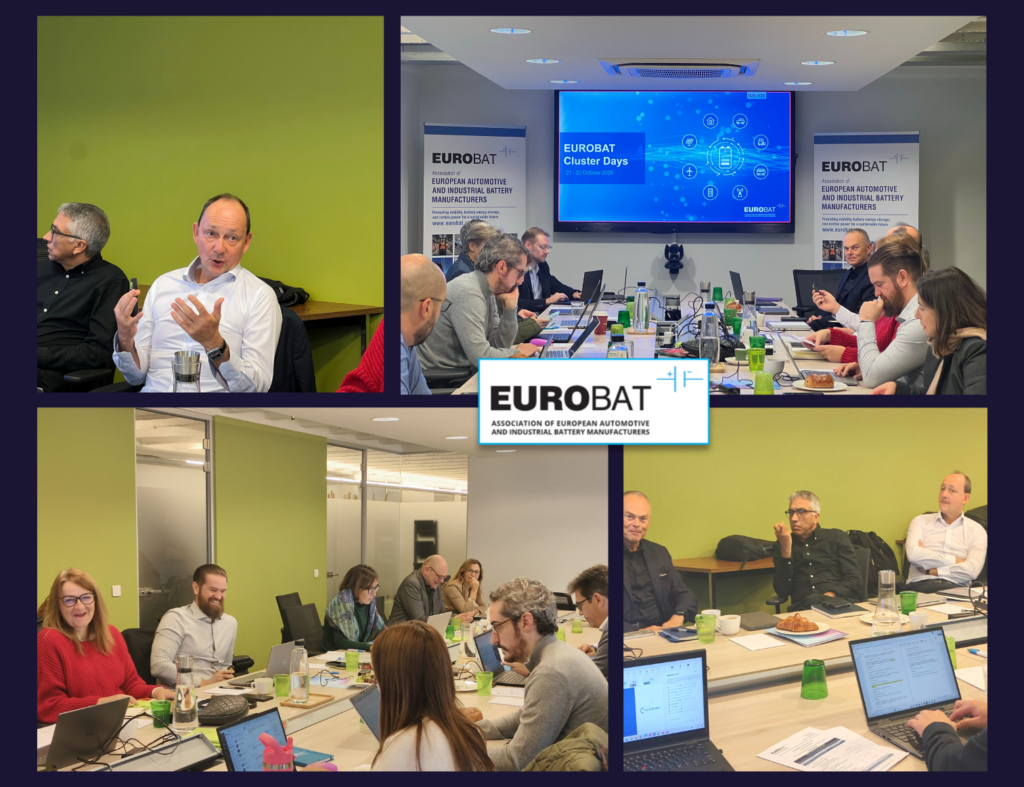 EUROBAT Autumn Cluster Days 2026: Key Discussions and Industry Updates